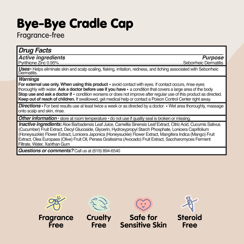 Cradle Cap Gel + Brush